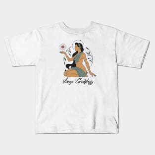 Virgo Goddess Kids T-Shirt